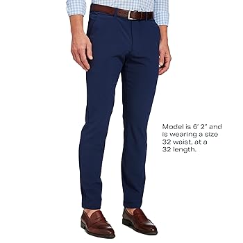 Mizzen+Main Men's Helmsman Chino Pant, Slim Fit, Wrinkle